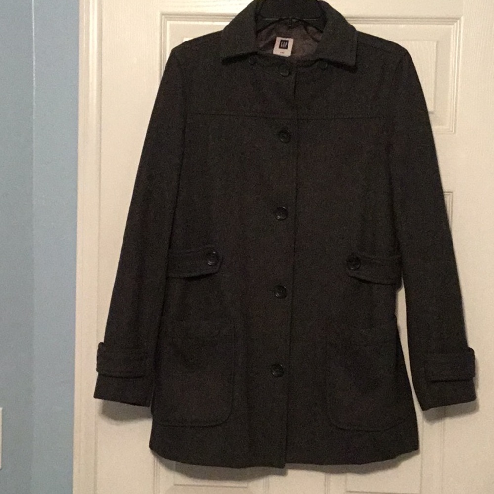 5🌟 Wool-Blend Pea Coat - EXCELLENT CONDITION